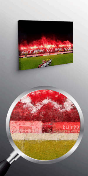 Obraz na ścianę Legia Warszawa ,,WITAMY W PIEKLE"