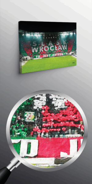 Obraz na ścianę Śląsk Wrocław ,,TO JEST POTĘGA"