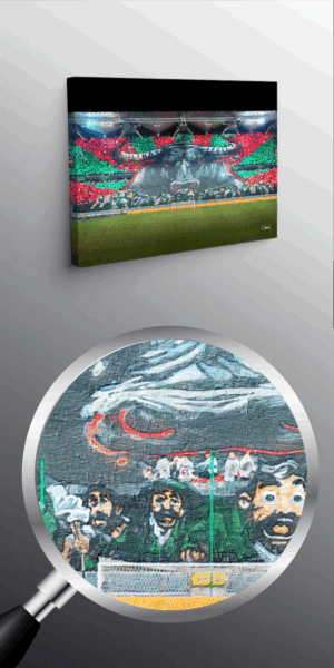 Obraz na ścianę Legia Warszawa ,,ULTRAS LEGIA"